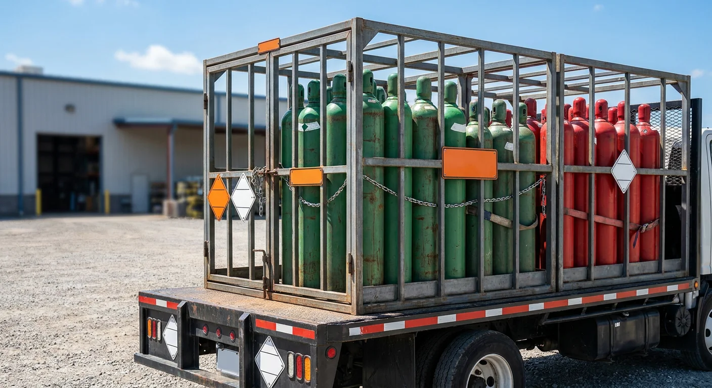 Маркировка ТС при перевозке баллонов с газом по ДОПОГ
